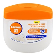 Creme 21 Classic Moisturizing Petroleum Jelly | Fragrance Free | Vitamin E | Pro Vitamin B5 | 100ml