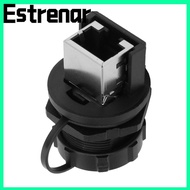 ESTRENAR 2PCS RJ45 Connector, IP67 RJ45-180° RJ45 Adapter, Durable Waterproof Waterproof Coupler LED
