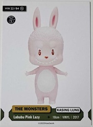 HOW2WORK - HOW2WORK THE MONSTERS SERIES 1 KASING LUNG HW 22/84 Labubu Pink Lazy 集換式卡牌