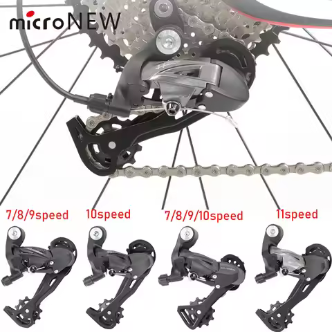 MicroNEW Bicycle Rear Derailleur 7 8 9 10 11 Speed Mountain Road bike gear shifter Groupset 10 11-sp