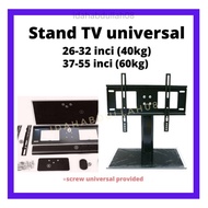 [Ready Stock] Stand tv universal untuk tv size 26- 32inch / 37-55 inci LED LCD TV STAND 32 inch 40 inch 42 inch