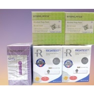 Bionime Rightest GS700 Test Strips 2x25's  FREE Alcohol Swab + Sterile Lancet