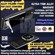 QI2 MAGNET POWERBANK 3IN1 15W WIRELESS CHARGING  FAST CHARGE PD20W NIPIS RINGAN