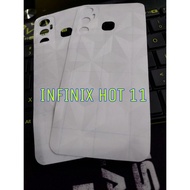 Skin Carbon INFINIX 11 Back StickerArmor Garskin Handphone