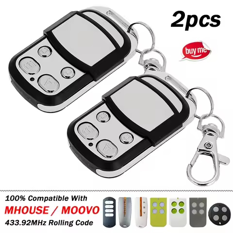 New 433.92MHz Garage / Gate Remote Control Compatible With Myhouse MHOUSE TX3 TX4 GTX4 GTX4C MOOVO M