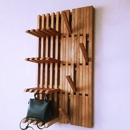 Wall-Mounted Organizer - for shoes and clothes. natural OAK