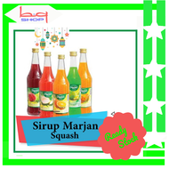 [ 12 botol ] Sirup Marjan Squash 1 dus 450ml