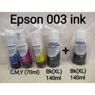 Epson 003 XL compatible refill INK 1 set with  2x BK(XL)  extra save valuable for L3250 L3210 L3110 