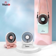 Thunlit Hand Electric Fan Original 1800mAh Powerbank Mini Foldable Handheld USB Rechargeable Hanging Neck Fan