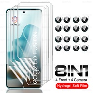 8in1 Soft Hydrogel Film For Motorola Edge 60 Fusion Screen Protector Camera Glass Edge60 Edge60Fusio