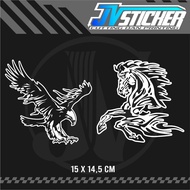 Eagle sticker eagle cutting sticker motorbike cheap horse hourse viral