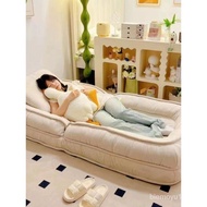 Human Kennel Lazy Sofa Foldable Sleeping Reclining Sofa Bed Room Bedroom Double Tatami Single Sofa
