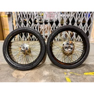 ALLOY RIM 18inci YAMAHA Y125z 125zr SEKALI BUYUNG SET
