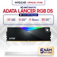 Internal Memory - RAM Adata LANCER RGB D5 DDR5 16GB (16x1) Black / White Bus 5600Mhz RGB - Genuine