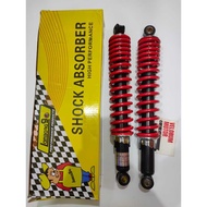 MERAH Rear Shock Heavy Load Shockbreaker 340mm Bebek Revo Supra x Supra X 125 Blade Grand RXK Top Up