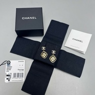 Chanel香奈兒 雙C水鑽耳環 🈶盒子