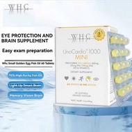 WHC UnoCardio 1000 MINI 30s | 600 mg Omega-3 PER soft gel | 500 IU Vitamin D