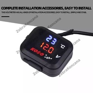 (COD) Volt Meter Koso 3 in 1/Voltmeter 3 in 1 Koso Usb Anti Air Original/Voltmeter 3in1 Charger USB