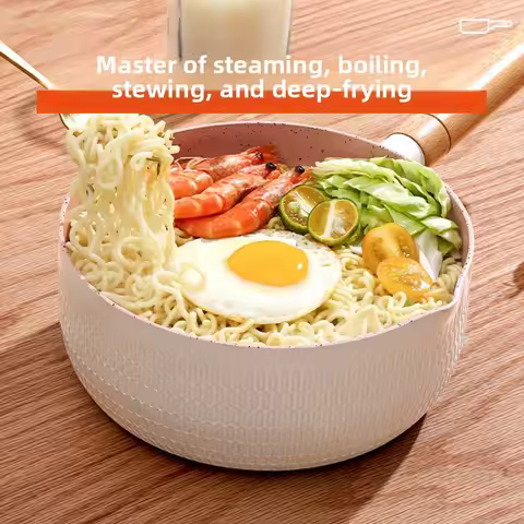 Snow Pot Baby Supplementary Food Pot Baby Special Small Milk Pot Non-stick Pot Soup Pot Household In