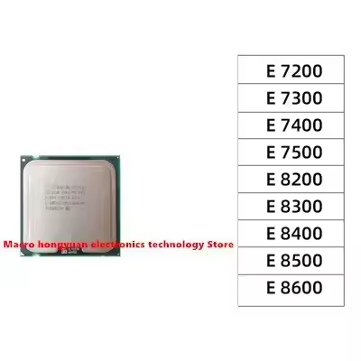 E6700 E5400 E5500 E8200 E8300 E8400 E8500 E8600 E7200 E7300 E7400 E7500 E7600 775 pin interface proc
