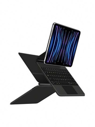 Ipad Pro 11英寸12.9英寸2018-2022鍵盤,適用於ipad第10代10.9英寸air第5第4代磁性智能保護套1st 2nd 3rd 4 5 6平板trackpad背光觸控無線鍵盤