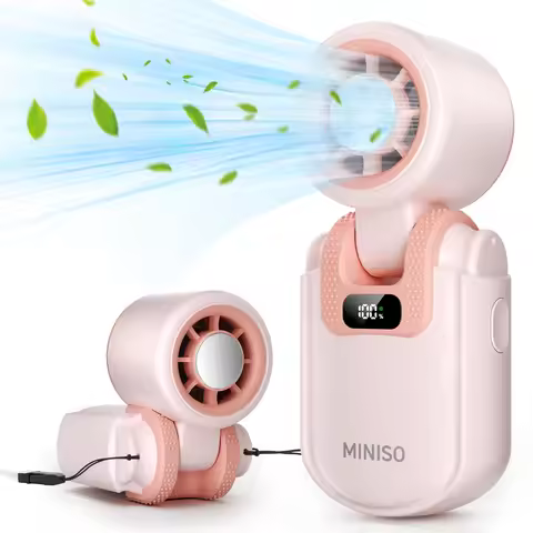 MINISO 3s Rapid Ice Cooling Mini Fan 17000RPM High Speed Brushless Motor 2400mAh Fast Charging Folda