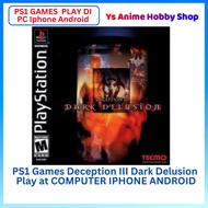 【PS1 Game Main di PC IPHONE ANDROID  】Playstation 1 Deception III Dark Delusion PS1 GAME mesti main