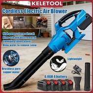 Professional Handheld Cordless Leaf Blower Vacuum Cleaner with 6 Speed Modes, 21V 4.0Ah Battery & Ch