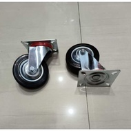 LIVE 5" / Rubber Trolley Wheels LIVE 5 inch