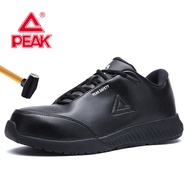 PEAK Mens Work Shoes Steel Toe Safety Shoes Comfortable Lightweight Anti-Smashing Anti-puncture Cons