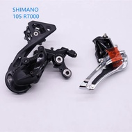 SHIMANO 105 R7000 rear debrag GS/SS带前缘FD R7000 groupset BRAZE ON中短笼
