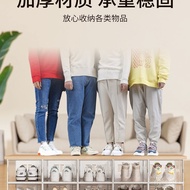 Transparent Storage Box Shoe Cabinet Home Shoe Storage Box Shoe Rack Shoe Box Storage Space-Saving N