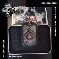TARUNA logo dogtag necklace chassis necklace/ Akpol Akmil necklace/ Dog/ TAG army necklace/