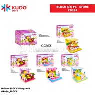 Kudo Toys - Children's Toys BLOCK (72) PC - STORE C0263 (sold per piece)
