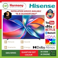 * 𝟐𝟎𝟐𝟓 𝐍𝐄𝐖 * HISENSE 98" 100" QLED TV Q6Q Series 100Q6Q 4K UHD Smart TV 144Hz VIDAA / 98Q6Q