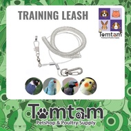 Bird Training Leash Expandable Spiral Handfeeding leash