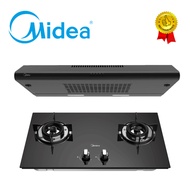 Midea Slim Cooker Hood + Built-In Hob MCH-90F49BK + MGH-76Q60B (With Safety Valve) MCH90F49BK + MGH7