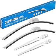 CJPPPZIW® Windshield Wiper Blades-16"+16" and Windshield Wipers Arm Cover Trim Front Window Wiper Co