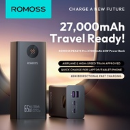 Romoss PEA27 27000mAh PD65W Type-C Two-Way Super Fast Charging Qc 3.0 High Capacity Powerbank