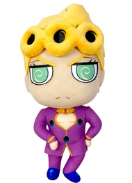 Great Eastern Entertainment JoJo's S4- Giorno Sd Pose Plush 8" H, Multi-Colored (77195) Great Easter