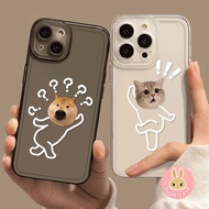 Funny Question Mark Dog For Honor 90 Lite X9B X9 X9A X8 4G 9X Pro 8X X30 Magic 5 4 Lite 4 Pro 3 Nova