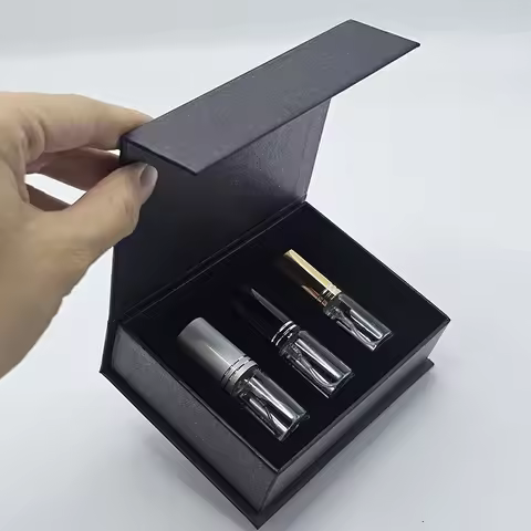 30Pcs 5ml Perfume Sample Bottle with Box Packaging Custom Logo Refill Atomizer Perfume Empty Perfume