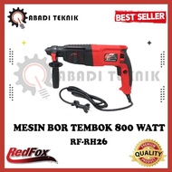 Rotary Hammer/Mesin Bor Tembok 800 Watt "Redfox" Rf-Rh26