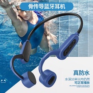 AT-🛫essonioItalian Brand Bone Conduction Swimming Headset Bluetooth Sports Comes16GMemory Magnetic Charging Wireless Non