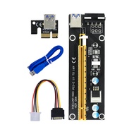Norman malthus ver006 Powered USB 3.0 PCI-E 1X đến 16X GPU Riser Thẻ mở rộng cho khai thác mỏ PCI-E 
