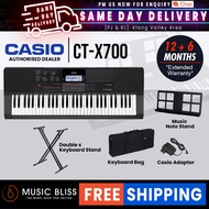Casio CT-X700 61-Keys Portable Keyboard with FREE Keyboard Stand and Bag (CTX700 / CT X700)