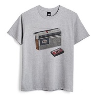 卡式收錄音機 - 深麻灰 - 中性版T恤