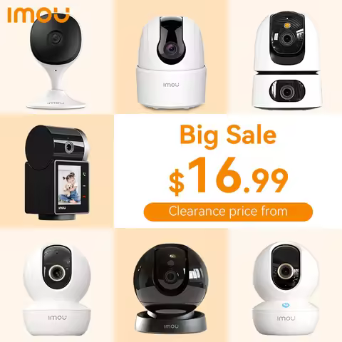 IMOU Indoor Camera Home CCTV Surveillance 360° PTZ WiFi Camera Auto Tracking Security Protection Fam