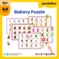 Montessori Toys Toddler Early Learning Kids Toddler Preschool: Cupcake Matching