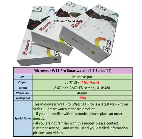 Latest W11 Pro Smart Watch S11 S Series 11 10 Microwear W11pro 46mm Smartwatch Replies WhatsApp Chat